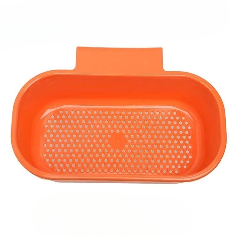 Wall-mounted Kitchen Sink, Draining Basket, Filter Basket, Plastic Storage Rack, A Kitchen Leftover Food and Residue Filter Wonder