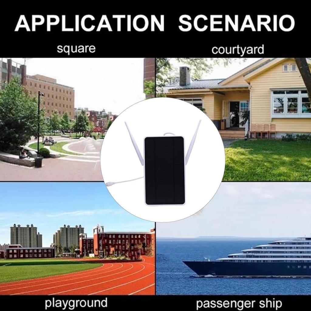 4G WiFi 6W LTE Solar Powered Modem Router Long Endurance IP66 Water Proof Solar Router Repeater for Outdoor Security Camera