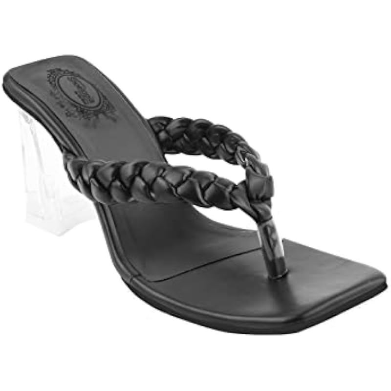 Shoetopia Women'S Flat Sandal (5 Uk) /Black