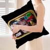 Korea Kpop Band K-Katseye Pillow Covers Cartoon Sofa Decorative Home Double-sided Printing Short Plush Cute Cushion Cover