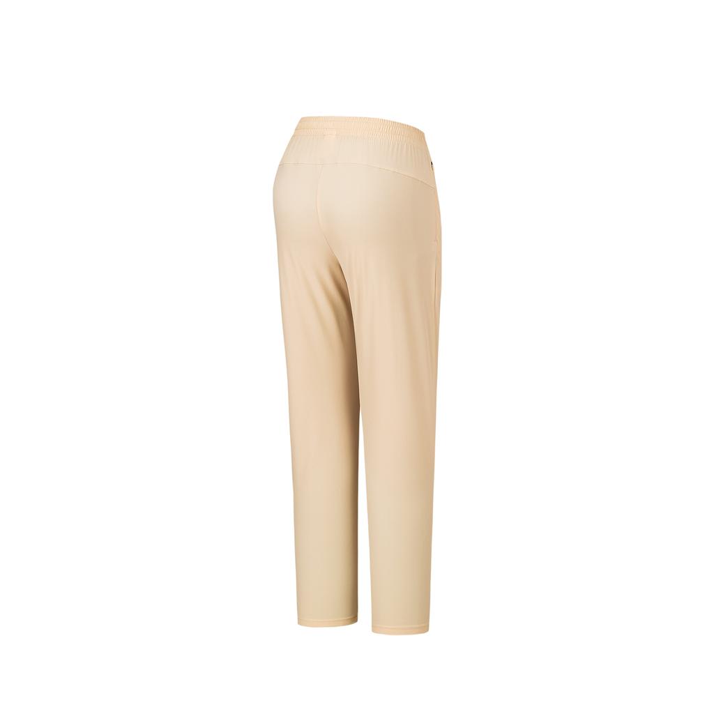 Anta Knit Nine-Point Pants Women bottoms Bean-Juice-Khaki 962627306-1