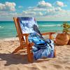 1PC Custom Name Horse Fantasy Beach Towel Highly Absorbent And Sand-Resistant Towel for Swimming, Pool, Yoga, And Travel Lightweight