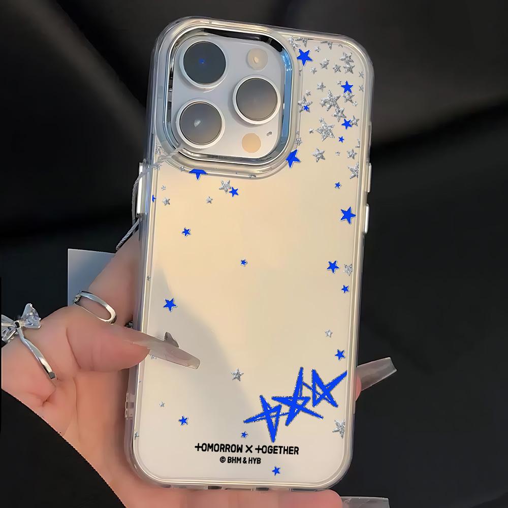 Korean Hot T-TXT Star Phone Case For Samsung Galaxy S25 S24 S23 S22 S21 S20 Note20 FE Ultra Edge Plus 4G 5G Transparent Cover