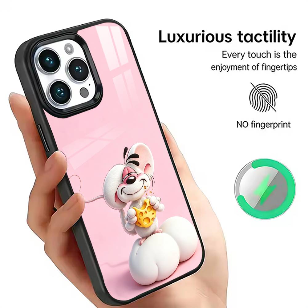 Cartoon D-Diddl Handyhülle Für iPhone 17,16,15,14,13,12,11 Plus,Pro Magnetisch mit Magsafe Kabellosem Laden