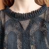Western Style Plus Size Women's Summer Dress Fat Sister Lace Mesh Stitching Short Sleeves