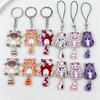 Eye Catching Acrylic Cat Keychain Functional Keyring Phones and Keys Decoration Great for Gifting To Friend and Family