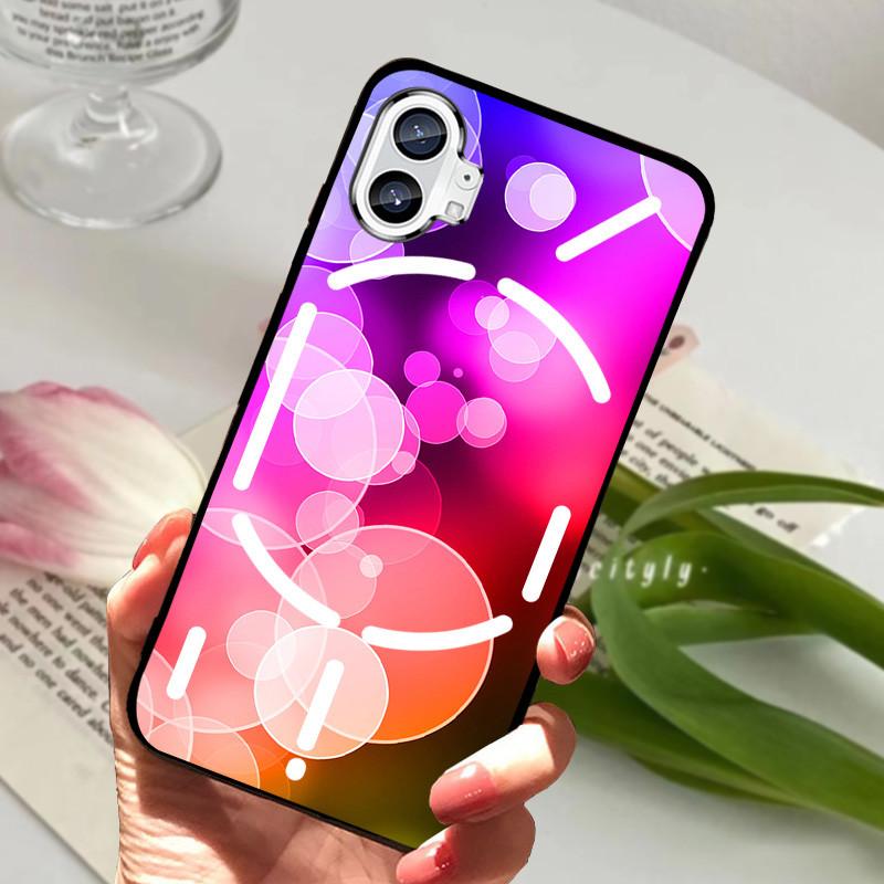 Hülle Für Nothing Phone 1 Hülle Stoßfest Schwarzer Bumper Rückseite Handyhülle Für Nothing Phone 2 Eins zwei Hülle Funda Nothingphone2