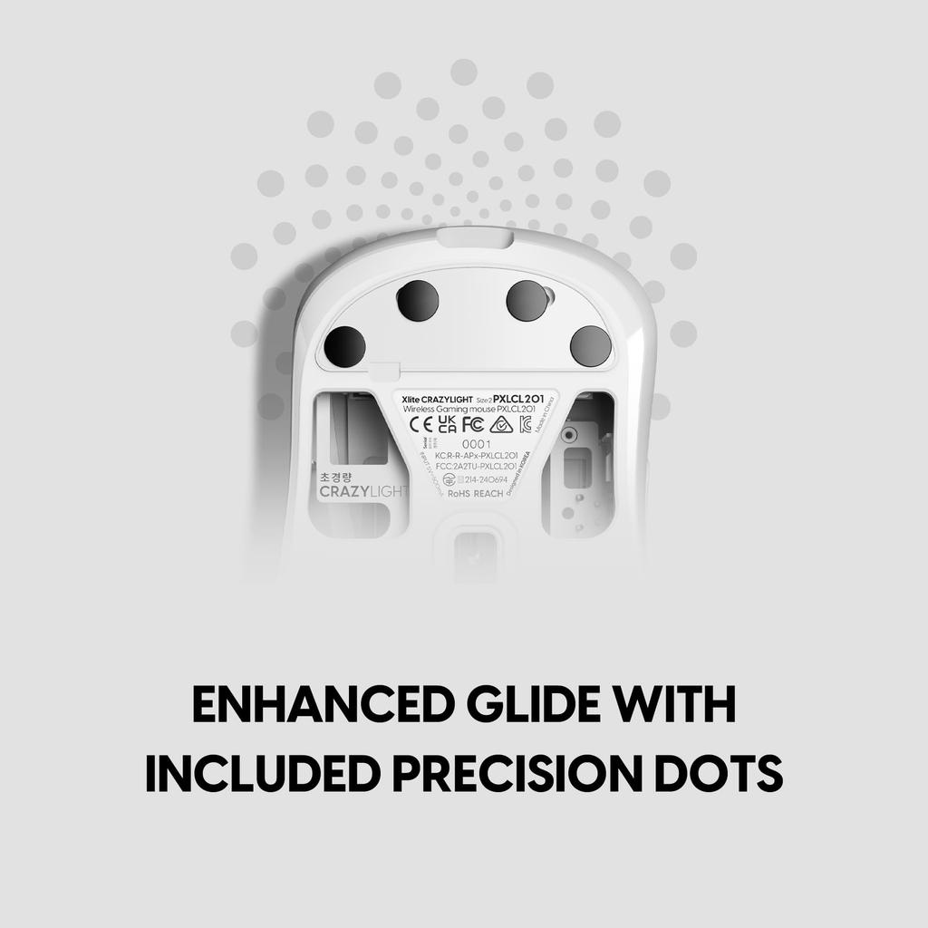 Pulsar Gaming Gears eSports Gaming Mouse Superglide3 Glass 42cm x 33cm Pad, Mousepad, Non-Slip, (L, Red)