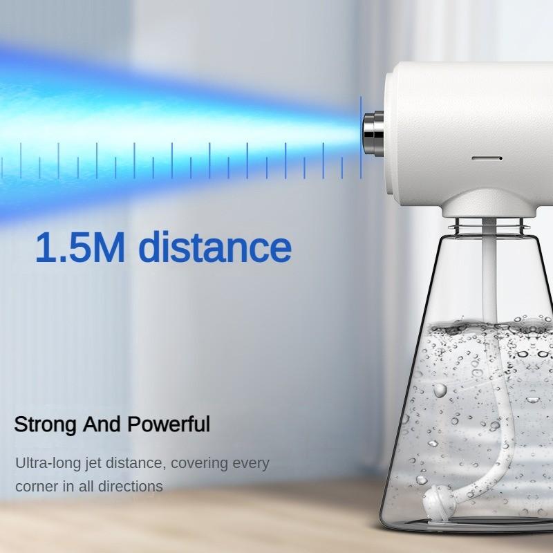 350ML Przenośny Nano Opryskiwacz Akumulatorowy Sterylizator Światłem Niebieskim Ręczny Domowy Pistolet Do Dezynfekcji