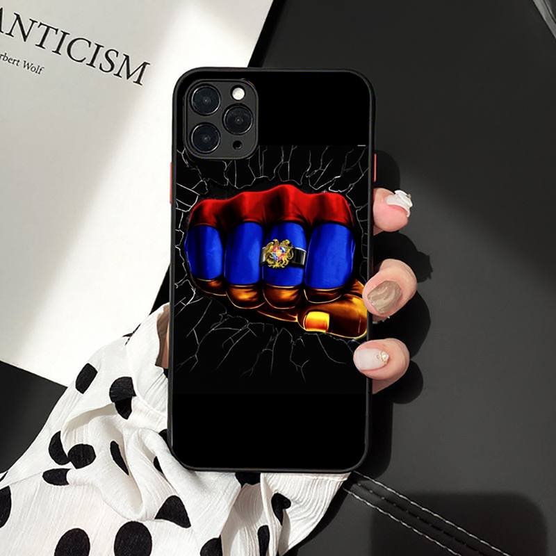 Armenia Armenians Flag Phone Case for iPhone 11 12 13 Mini Pro XS MAX 8 7 6 6S Plus X 5S SE 2020 XR Case
