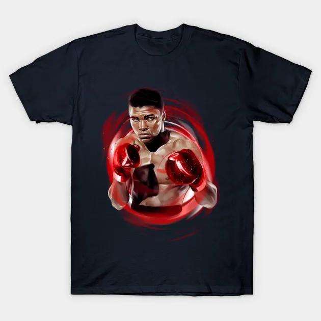 

Legendary Boxing Muhammad Ali TShirt 100 Cotton ONeck Summer Short Sleeve Casual Mens Tshirt Size S3XL 4XL