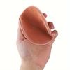 1pc Bathroom Massage Brush Silicone Bath Brush Soft Bristles Three Finger Shower Body Cleaning Brush, Body Scrubber, Bath Sponge