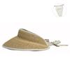 MITA Visor Raffia Hat Sun Cap Autumn Hat Natural Sand MITA-NS100
