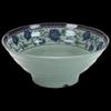 A5 Thickened Melamine Noodle Bowls - Blue & White 10-Pack