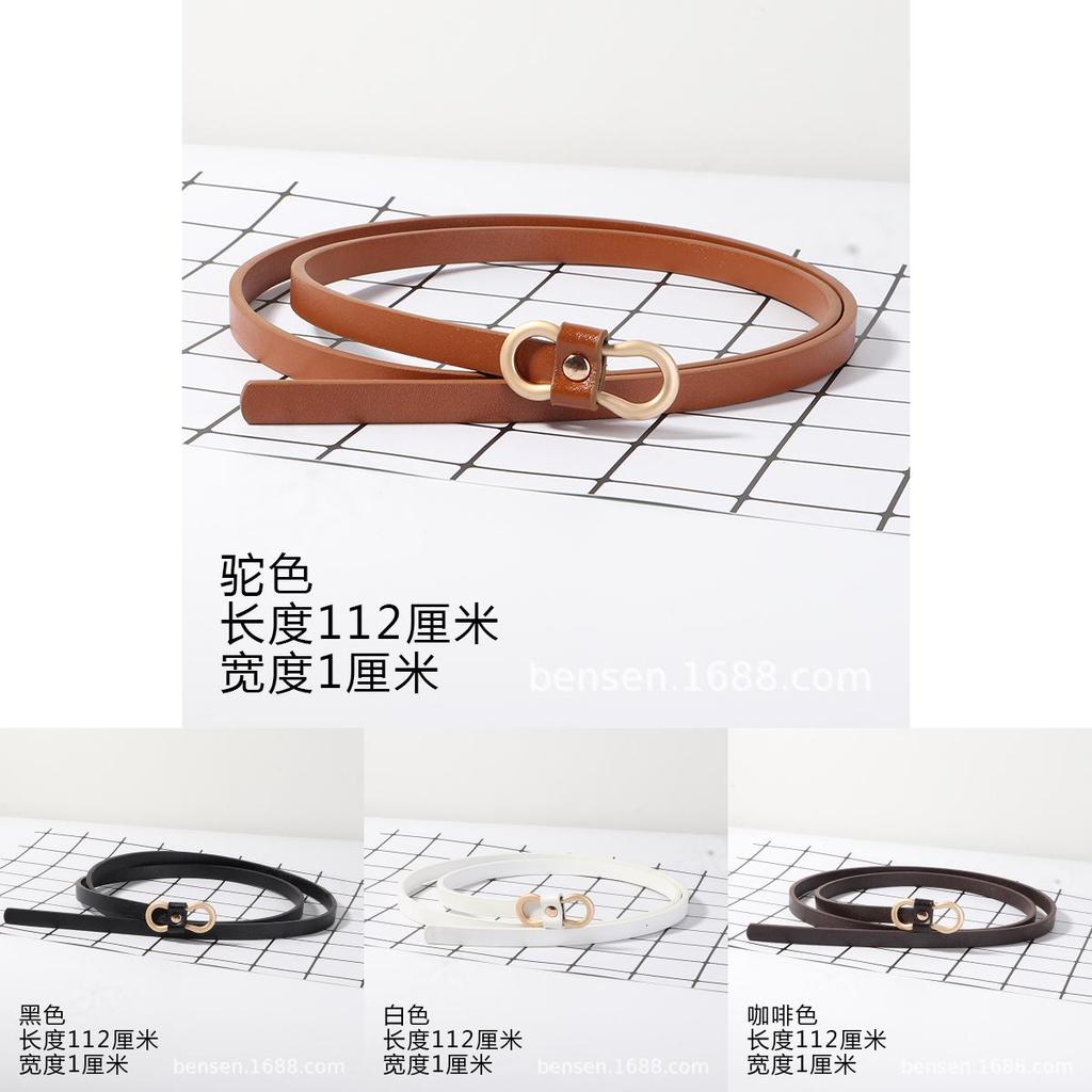 Trendy Ladies Slim Pu Leather Waist Belt Ideal For Chic Shirt And Skirt Combinations