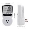 Portable Electricity Usage Monitors Electrical Power Consumption Watt Meter Digital LCD Display Electricity Meter