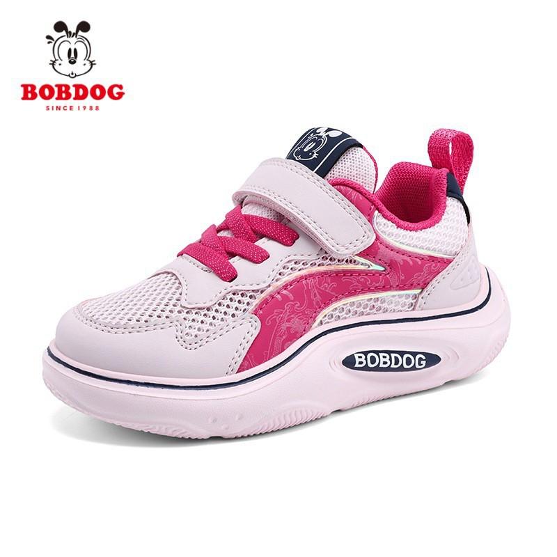 Bobdog Children's Shoes Girls 'shoes 2026 New Mesh Breathable Single Girls' Sneakers