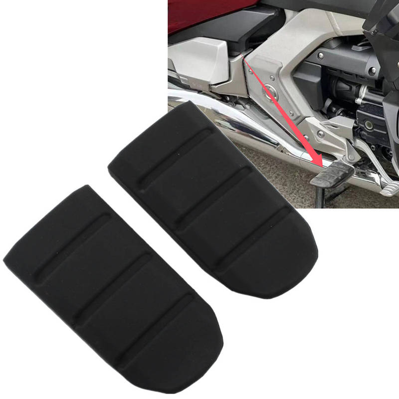 1Pair Motorcycle Front Rear Driver Foot Rest Pedal Pads Footpeg For Honda Gold Wing GL1800 GL 1800 2018 -2024