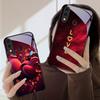 Brilliant Flame Rose For Samsung Galaxy A20 A20s 21s A22 A23 A24 A25 A26 A42 A90 A50 A55 52s A56 A70 A71 72 glass phone case