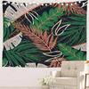 Tropical Palm Leaf Tapestry Botanical Leaves Wall Hanging Blanket for Living Room Bedroom Dorm Home Decor Nature Theme Tapestry