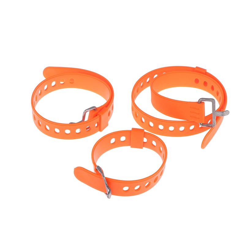 Travel Compact Tied Belt Durable Silicone Fixed Cargo Tie Down Luggage Lash Belt Strap Camping Hiking Cargo Storage Belt Buckle