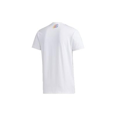Neo Round Neck Sports Short Sleeve T-Shirt Men Tops White GK1542