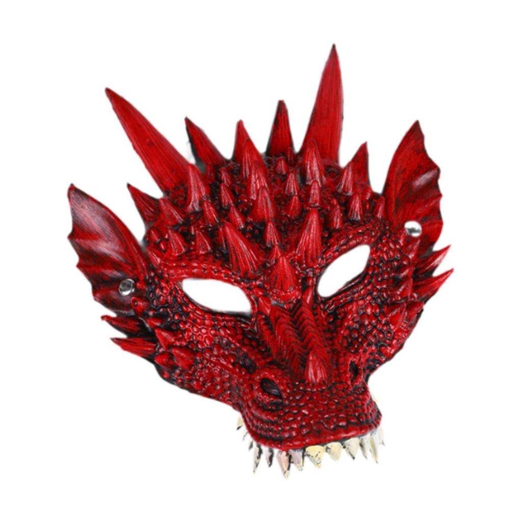 Maschera di Drago Maschera Cosplay Maschera di Animale Spaventosa per Spettacolo Teatrale Gadget per Feste