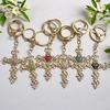 Stylish Heart Rhinestone Keychain Pendant for Bags and Cars
