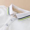 Boys Polo Shirt 2025 Spring Autumn Kids Long Sleeves Turn Down Collar Cotton Tops School Shirt for Boys 5-12 Years