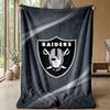 Las Vegas Raiders Flanell Fleece Decke Gemütlich Warm Überwurfdecke für Sofa Bett Reisen Ganzjahresnutzung