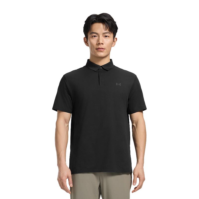 Men's Shirt Under Armour Polo Shirt Men's Twilight Black