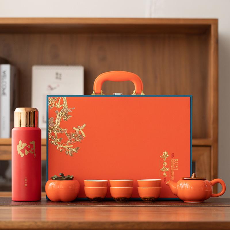 

Всё хорошо сочетается с красотой, набор для чая кунг-фу, креативный подарочный набор высокого класса для бизнес-банкинга