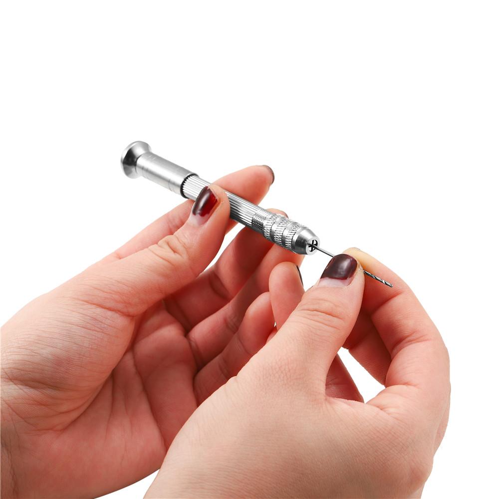 Metal Hand Drill 0.8-3.0mm Drill Screw For Resin Molds UV Epoxy Resin Mold Tools DIY Jewelry Making Handmade Equipments Tool