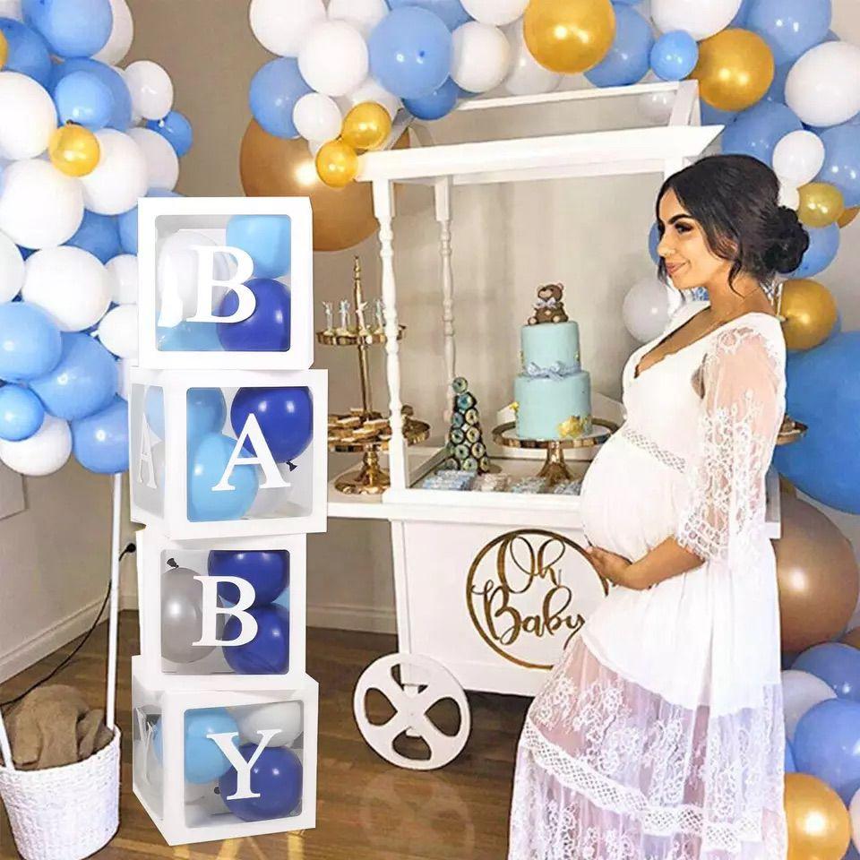Elegant Number Letter Transparent Balloon Boxes For Creative Party Decor