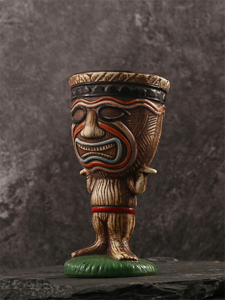 260ml Ceramic Tiki Mug Creative Porcelain Beer Wine Mug Cup Bar Tools