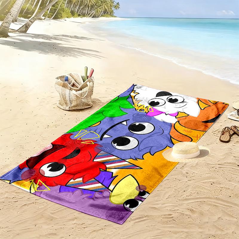 Garten of Banban Print Beach Towel, Large Soft Quick Dry Towel for Beach Camping Swimming