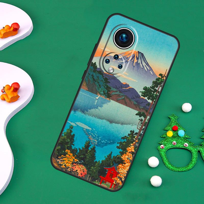 Japanese Wave Art Case For Honor Magic 7 Pro 6 5 50 70 90 200 Lite X9b X9a X8a X8b X7a X6a X8 X9 X9c Cover