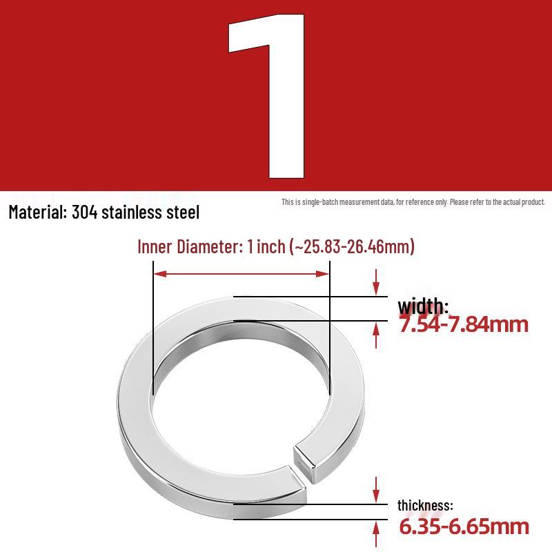 US UK Standard 304/316 Stainless Steel Anti-Loosening Spring Lock Washer