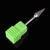 1PC Green Nano Coated Carbide Nail Drill Bit Gel Remove Polishing