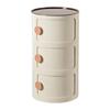 Accent Center Round NightStand Decor Furniture Storage Cabinet Bedside Table End for Farmhouse