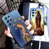 Virgen Mary Virgin De Guadalupe Soft Phone Case for Samsung Galaxy S26 S25 Edge S24 Ultra S23 Plus S22 S21 FE S20 Black Cover Ba