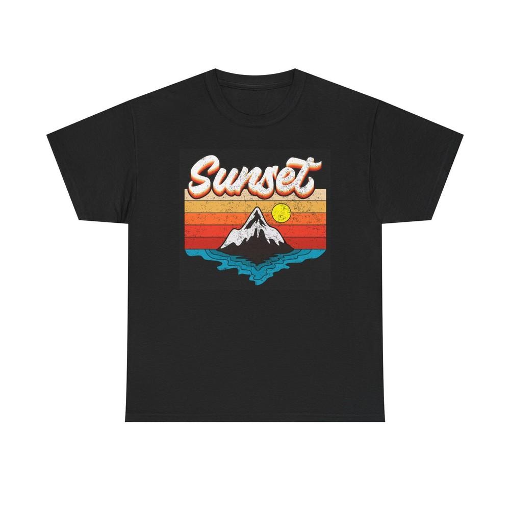 

Sunset Graphic T Shirt Brand New Cotton Tee Unisex T-Shirt S