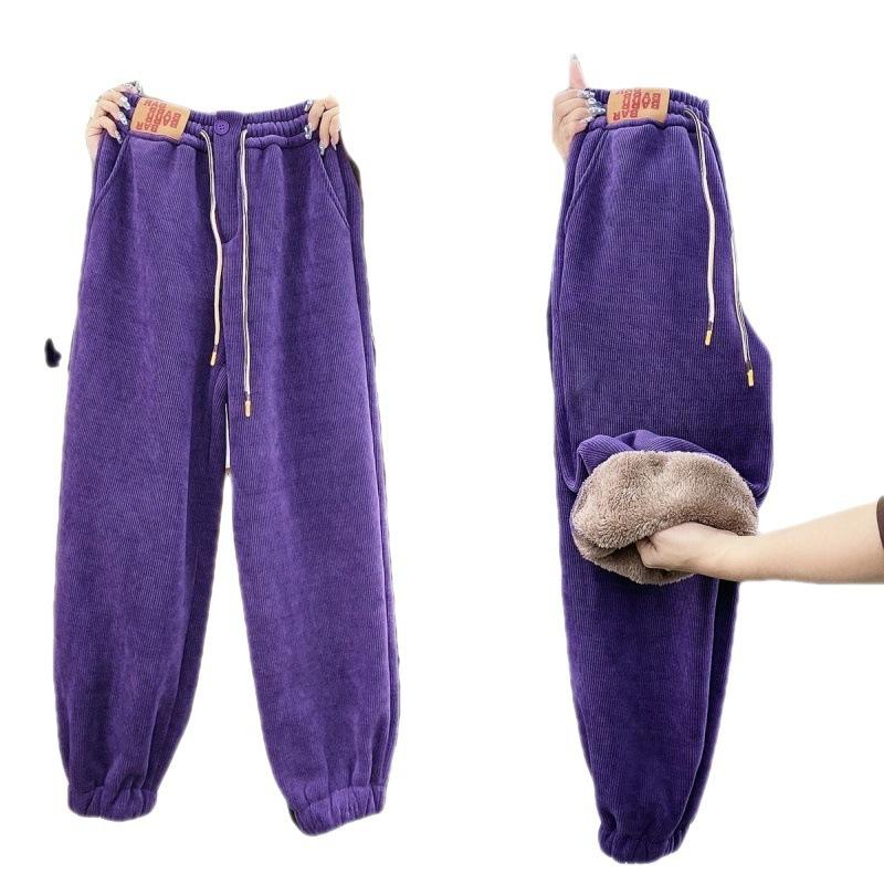 Casual Haren Pants with Full Leg Corset