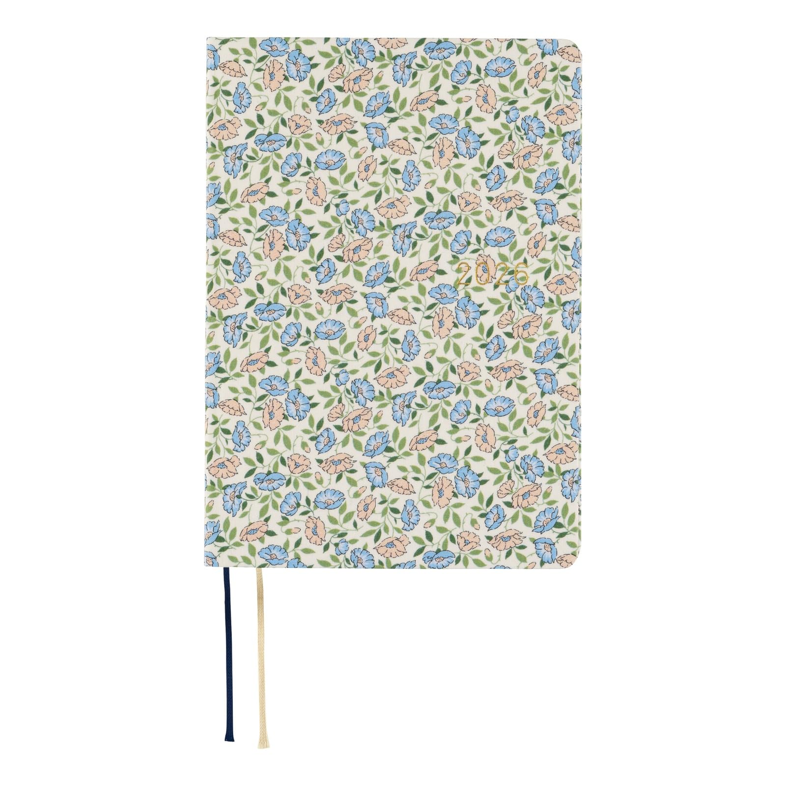 

Hobonichi Techo 2026 HON Английское издание LIBERTY Kiora Page Per FABRICS/Sasha [A6/1 день/Январь/Начало с понедельника]