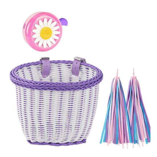 

Yousheng Велосипедная передняя корзина с регулируемым ремнем, большая вместимость, высокая грузоподъемность, корзина на руль для велоспорта, водонепроницаемая корзина для хранения велосипеда