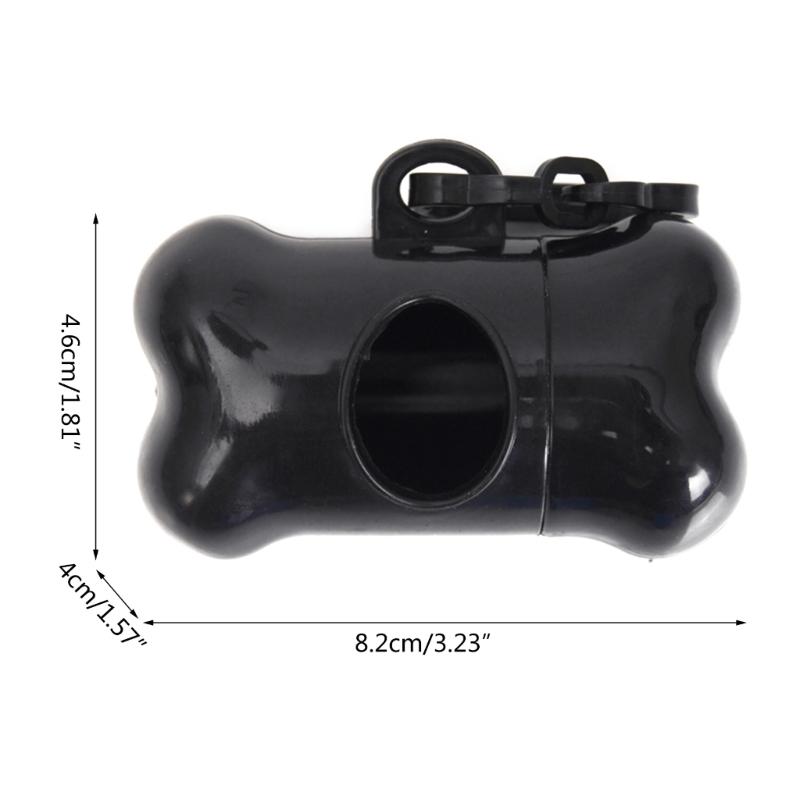 Portable Dog Poop Bag Holder Pick Up Pet Poop Bag Dispenser Waste and Household Cleaning Outdoor Walking Pet Accessories