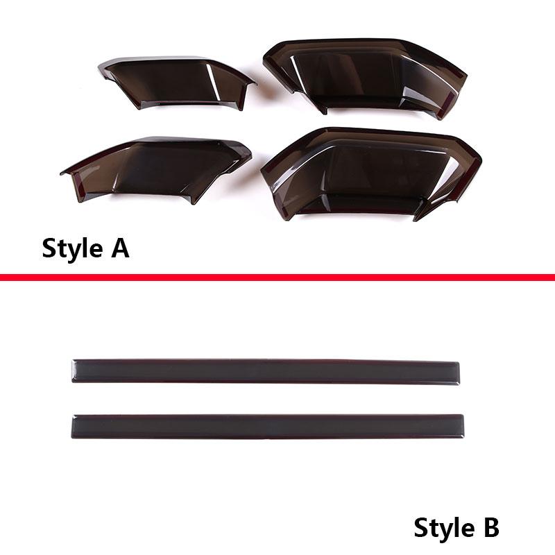 For Chevrolet Corvette C7 2014-2019 ABS Black Car Rear Tail Light Rear fog lamps Blackout Cover Trim Sticker Car Accessories