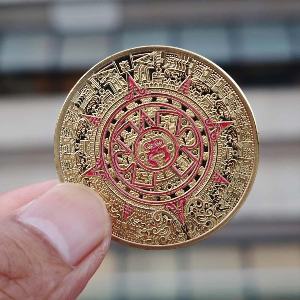 

Мексика Майя Ацтекский календарь Искусство Пророчество Культура 1.57 *0.12 Золотые монеты Коллекционные предметы