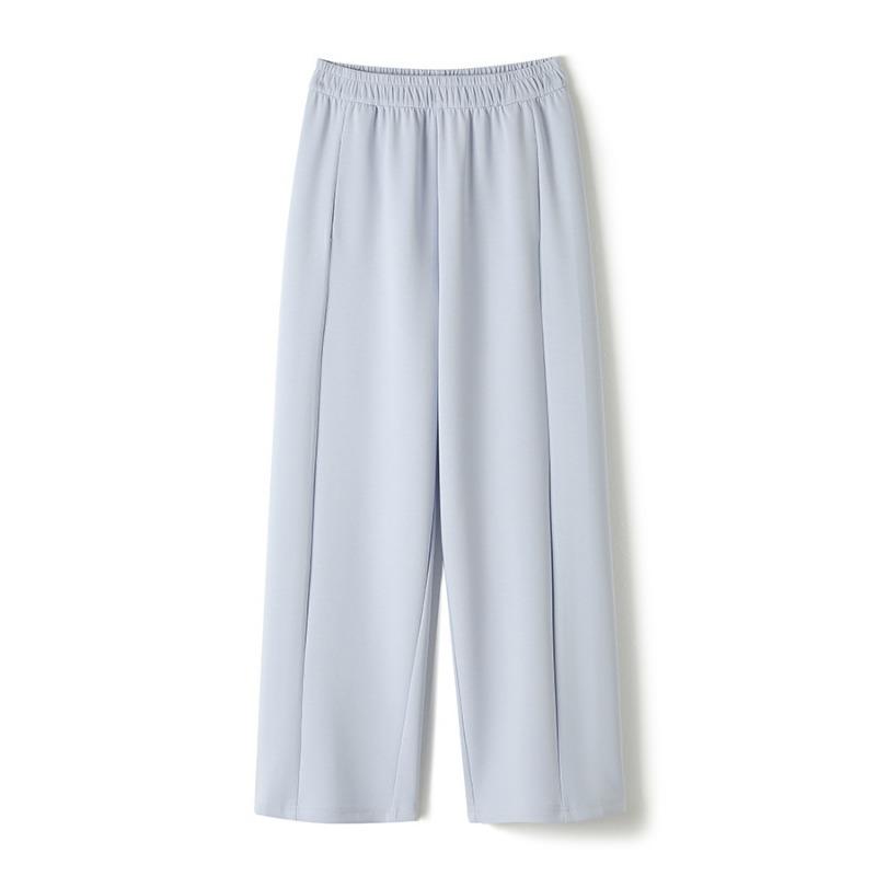 

Осенние брюки из хлопка с жидким аммиаком для маленького человека, прямые, с частичным швом, с вертикальным карманом, повседневные спортивные тонкие свободные длиной девять пятых, 5 вариантов носки L