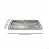 Stainless Steel Spill Tray Easy To Clean for Home Bar, Restaurants, Bartenders